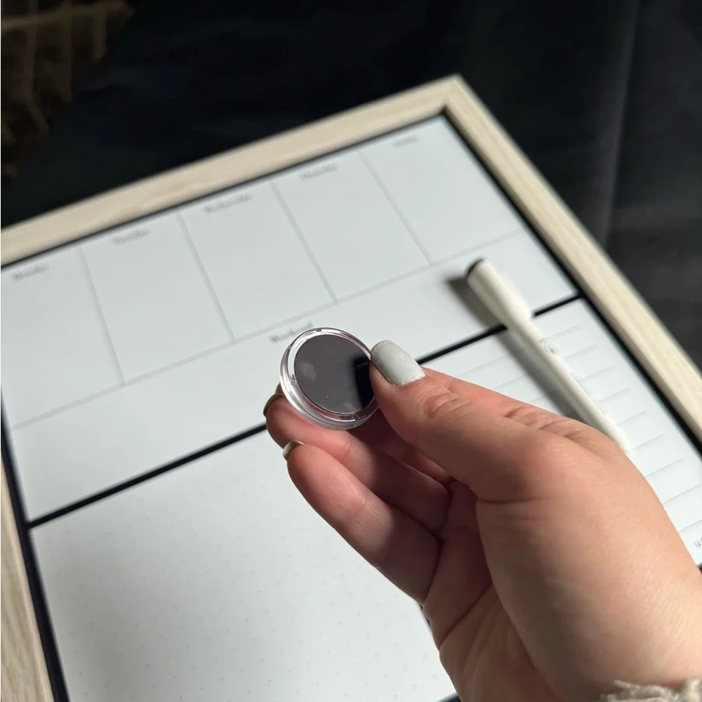 White and Black Weekly Planner Board